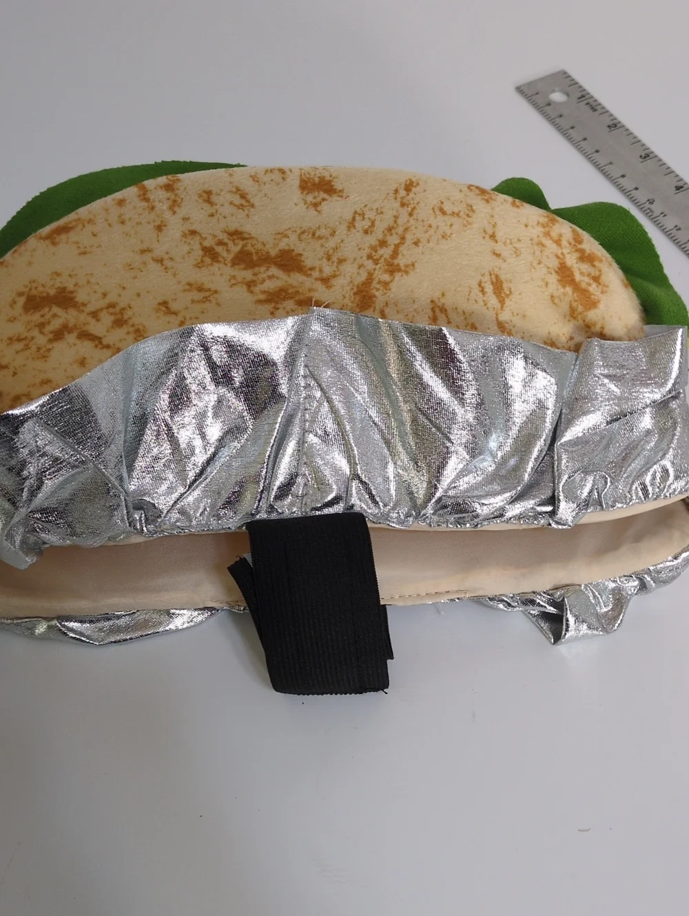 Pet Taco Costume Size XS Foil Wrapper Burrito Halloween Dog Apparel 84500-0019